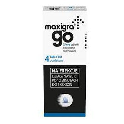 Maxigra 25 mg 4 Tablets